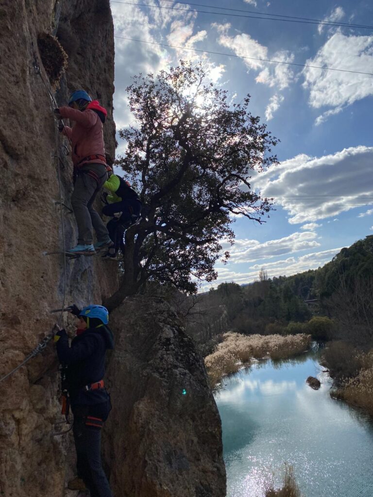 Aventura de cabrejas - Vía ferrata Villalba de la Sierra K3 y K4